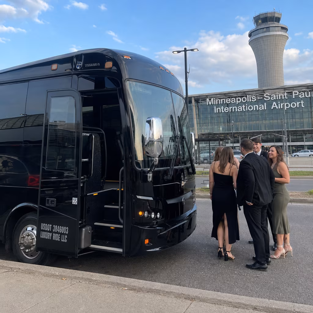 Rent a Bus to Minneapolis-St. Paul International Airport