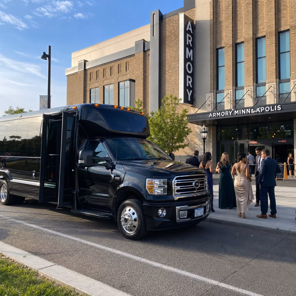 Rent a Bus to Armory Minneapolis