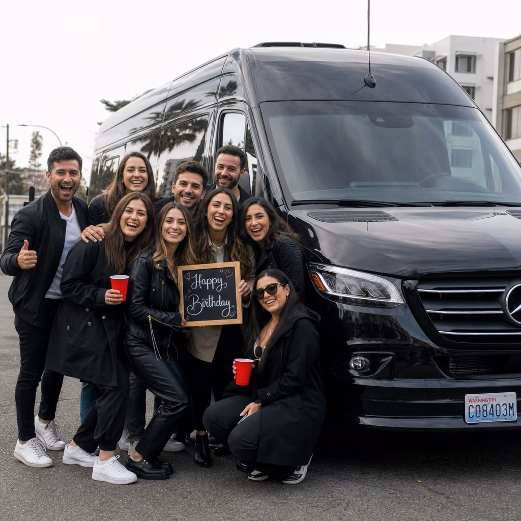 Birthday party bus