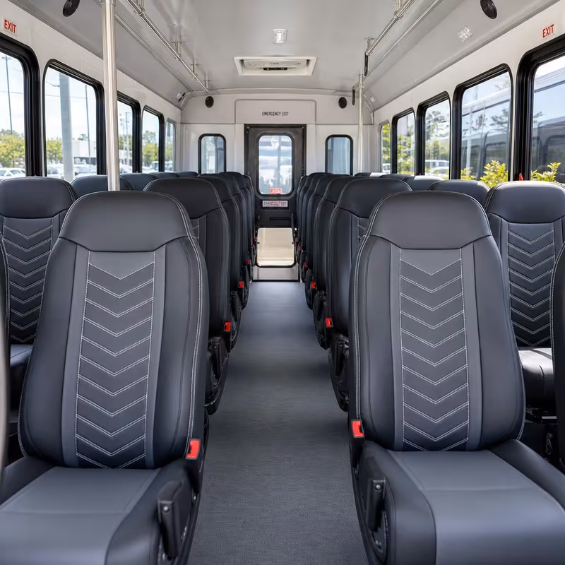 15-35 Passenger Minibus Interior