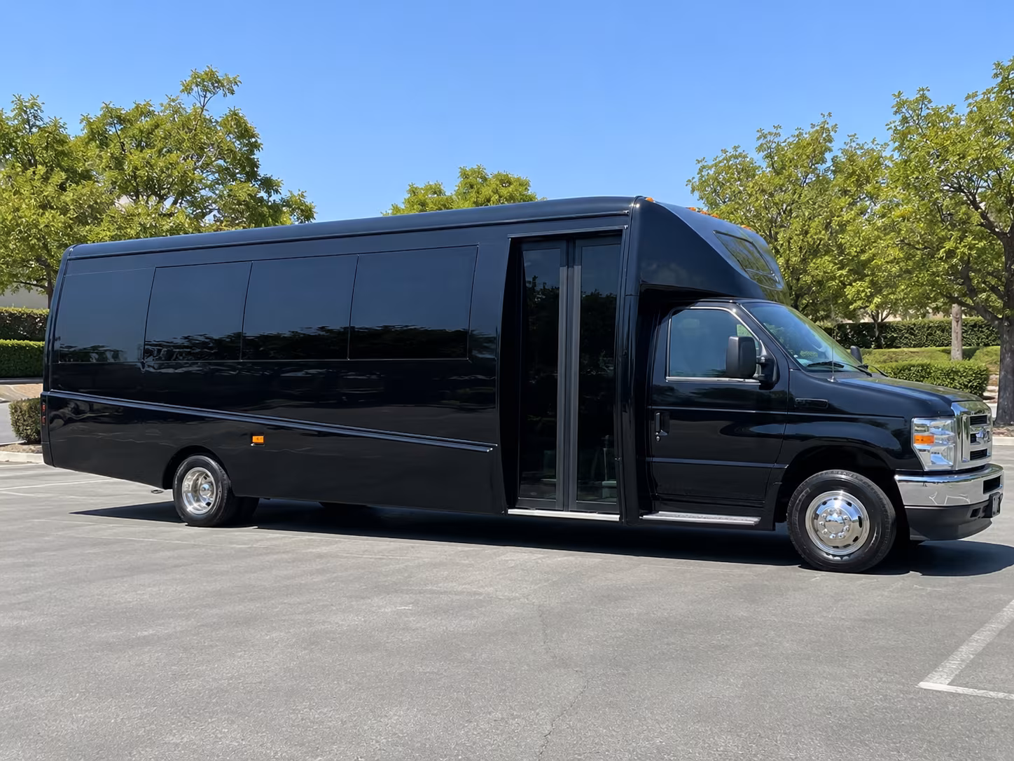 Minneapolis Airport Shuttle & Transportation party bus interior