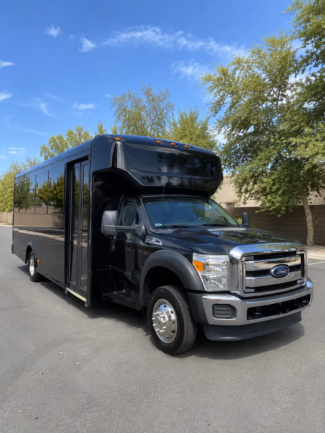 Minneapolis Birthday, Sweet 16, & Quinceañera Transportation party bus exterior