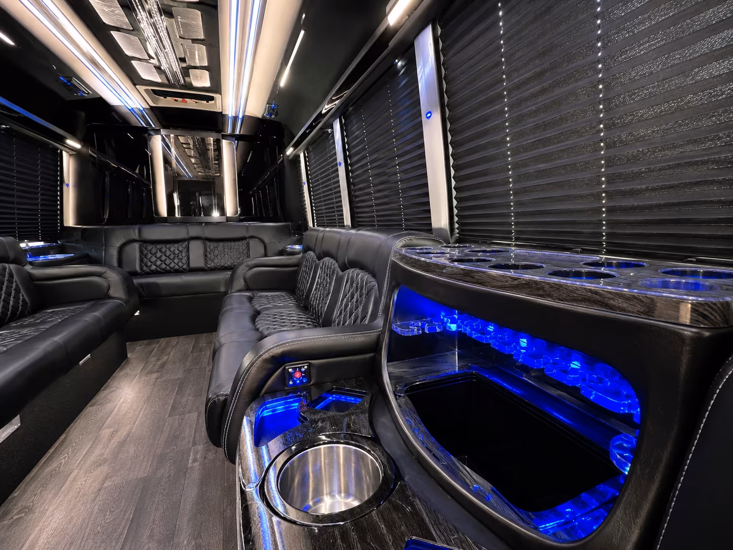 Minneapolis Concert & Music Festival Transportation party bus exterior