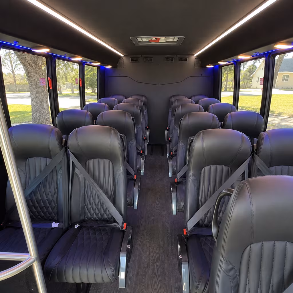 Minneapolis Corporate Transportation party bus interior