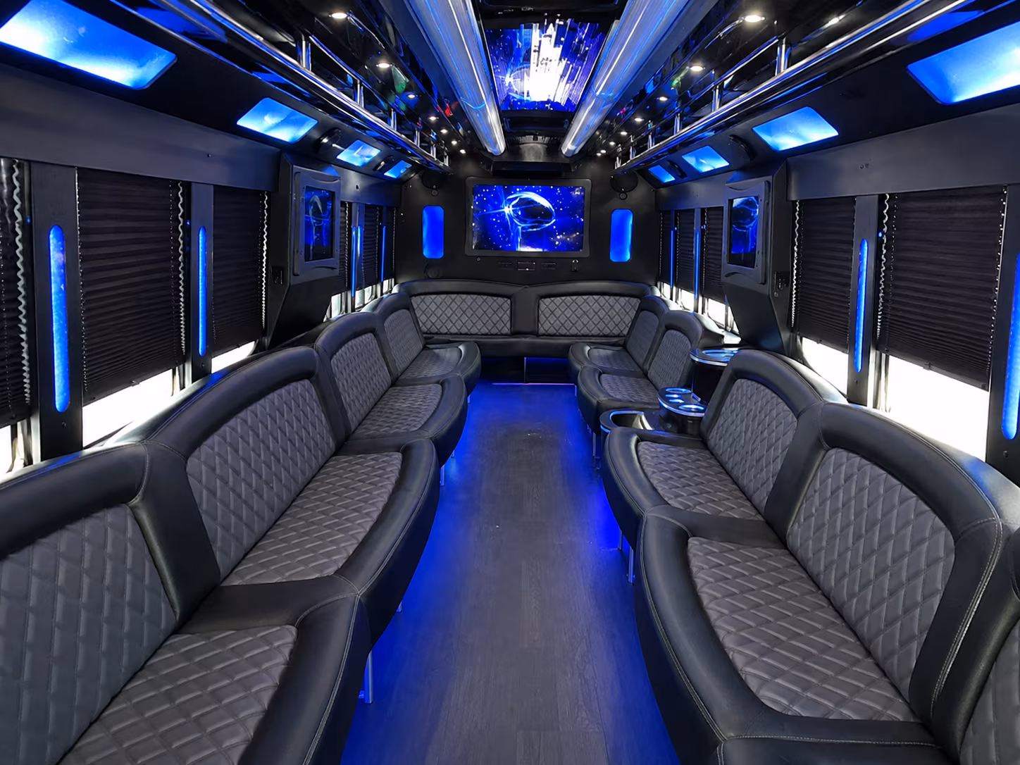 Minneapolis Private Event Transportation party bus exterior