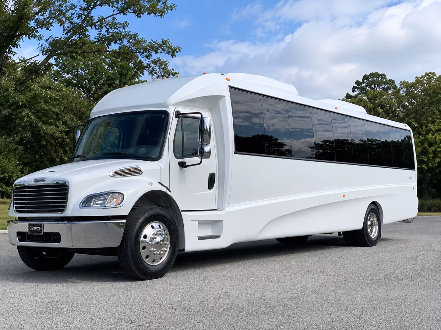 Minneapolis Private Event Transportation party bus exterior