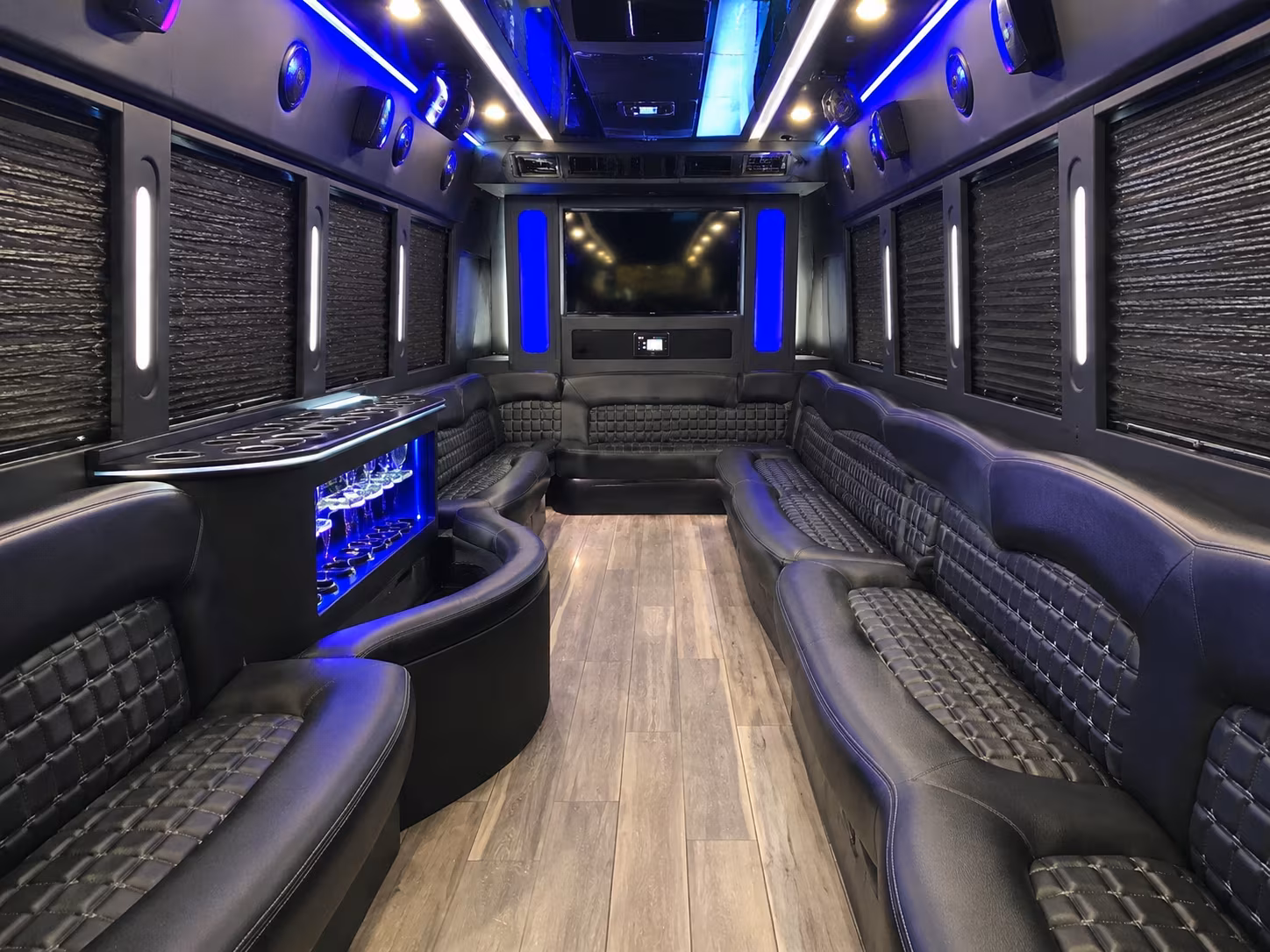 Minneapolis Prom & Homecoming Transportation onboard seating