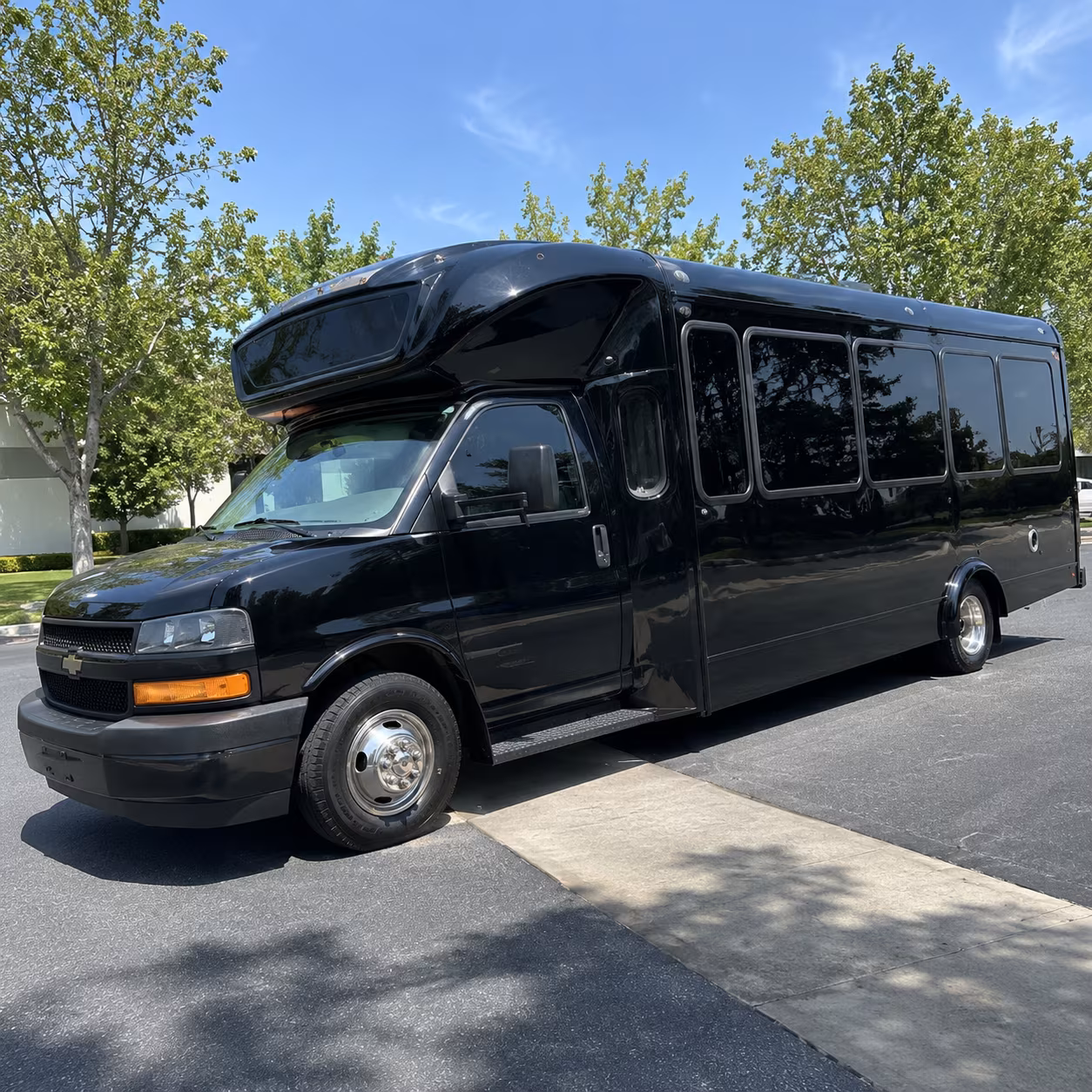 Minneapolis Sporting Event Transportation party bus exterior