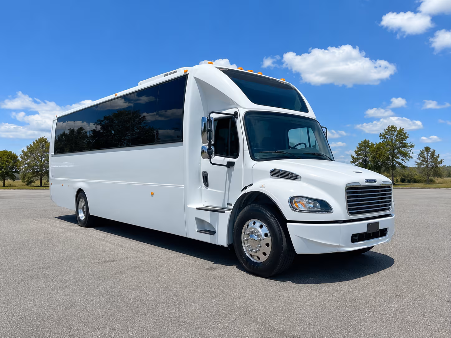 Minneapolis Wedding Transportation party bus exterior