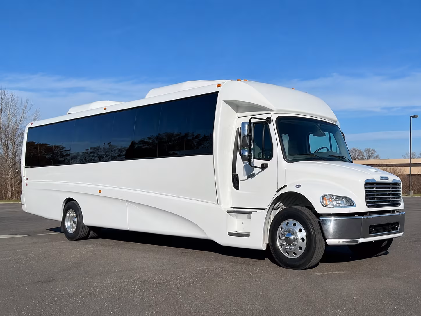 Minneapolis Wedding Transportation party bus exterior