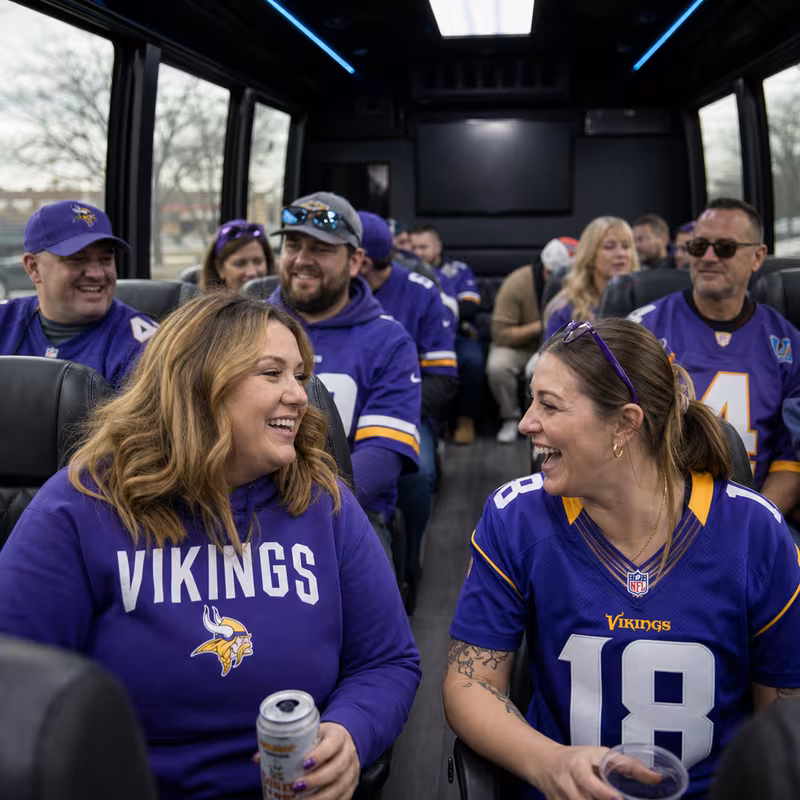 Minneapolis Sporting Event Transportation fleet vehicle